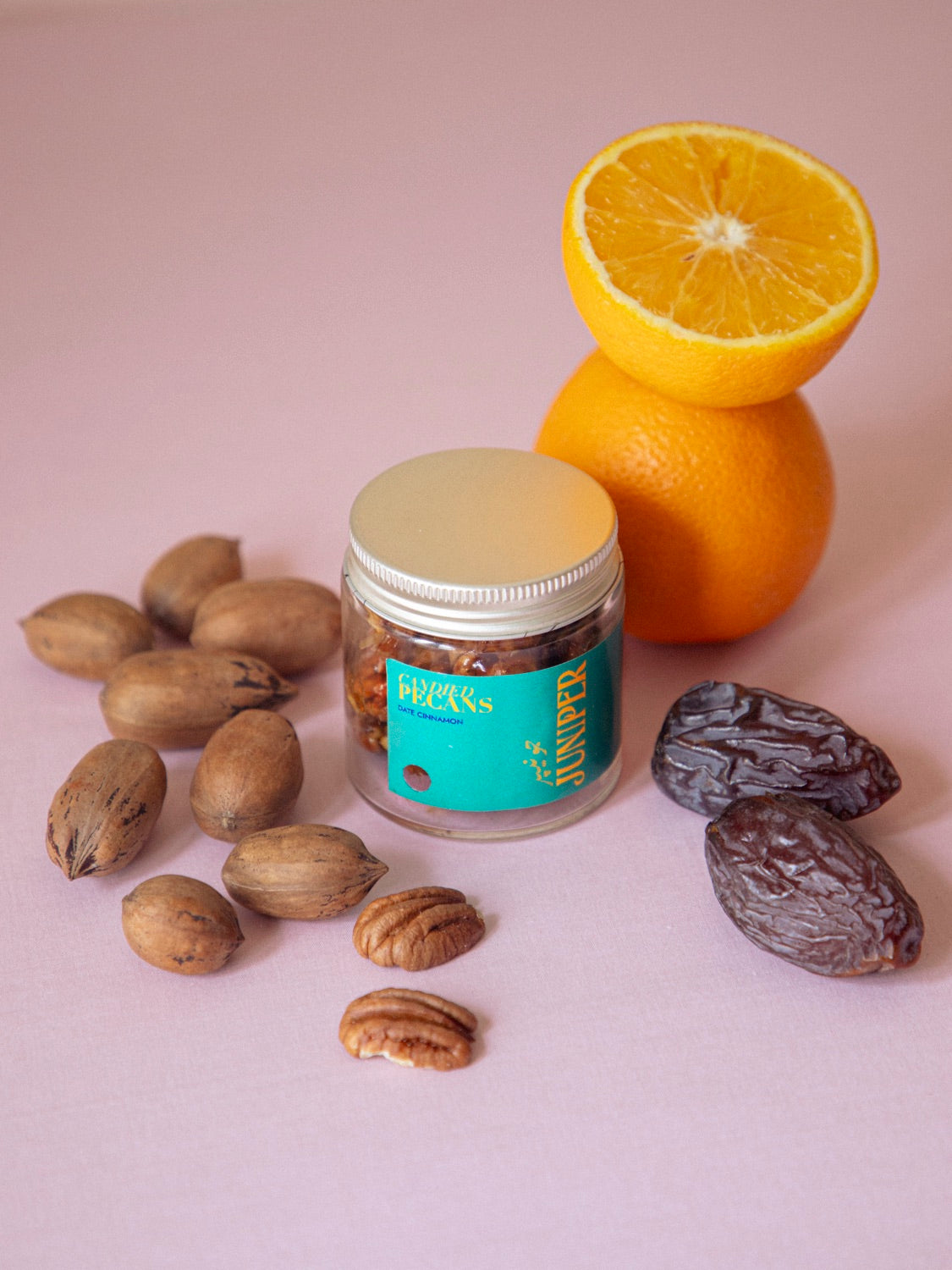 Winter Spice pecans with oranges and dates